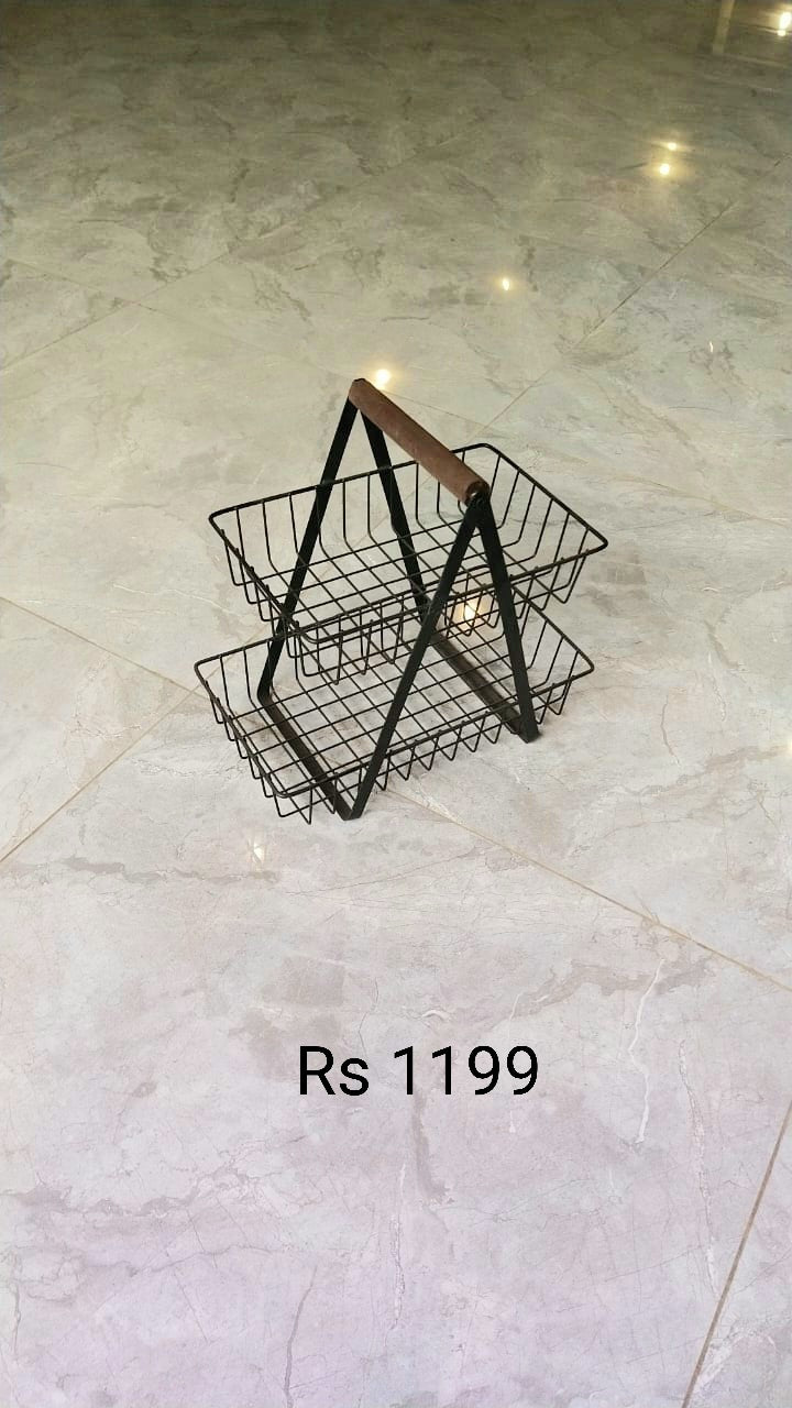 Rectangle shaped basket
