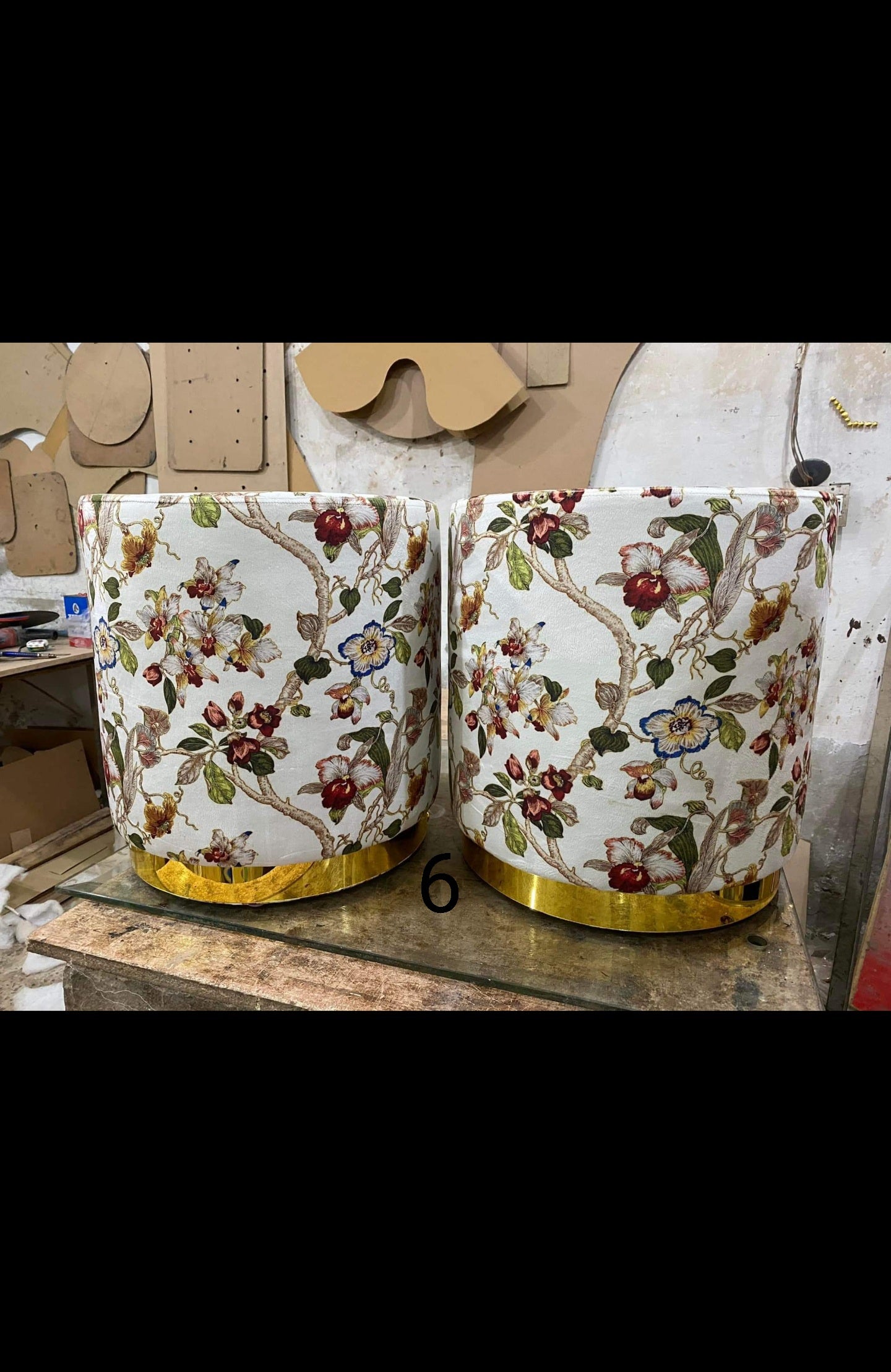 Ottoman drum stools