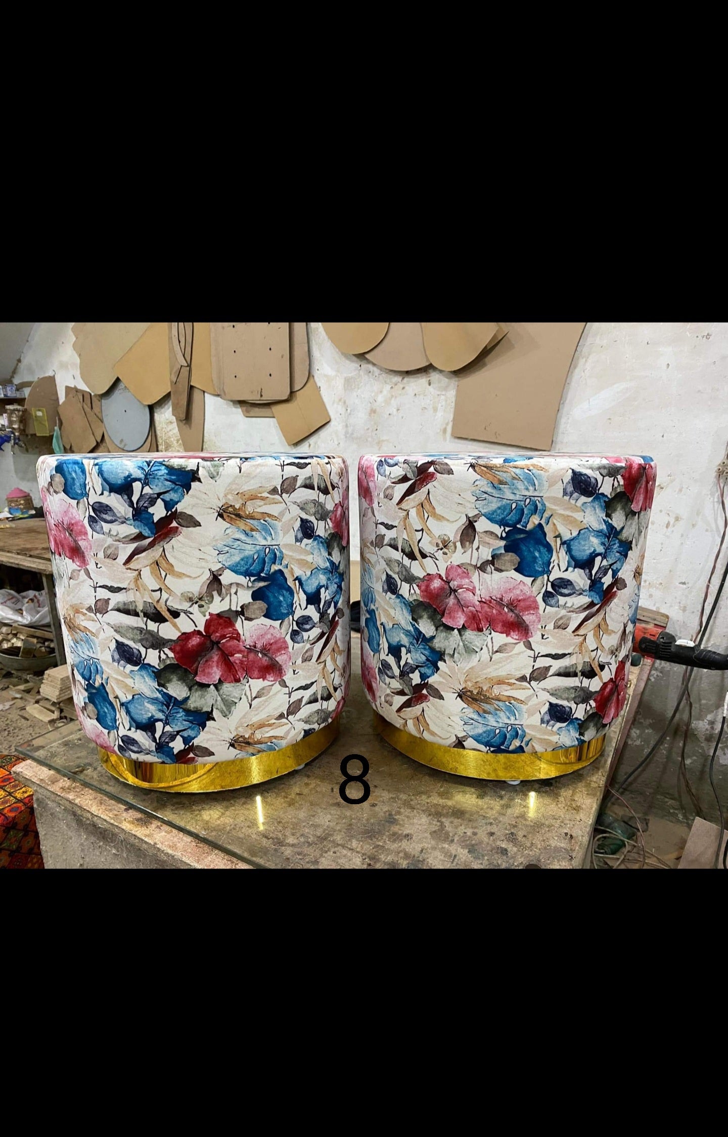 Ottoman drum stools