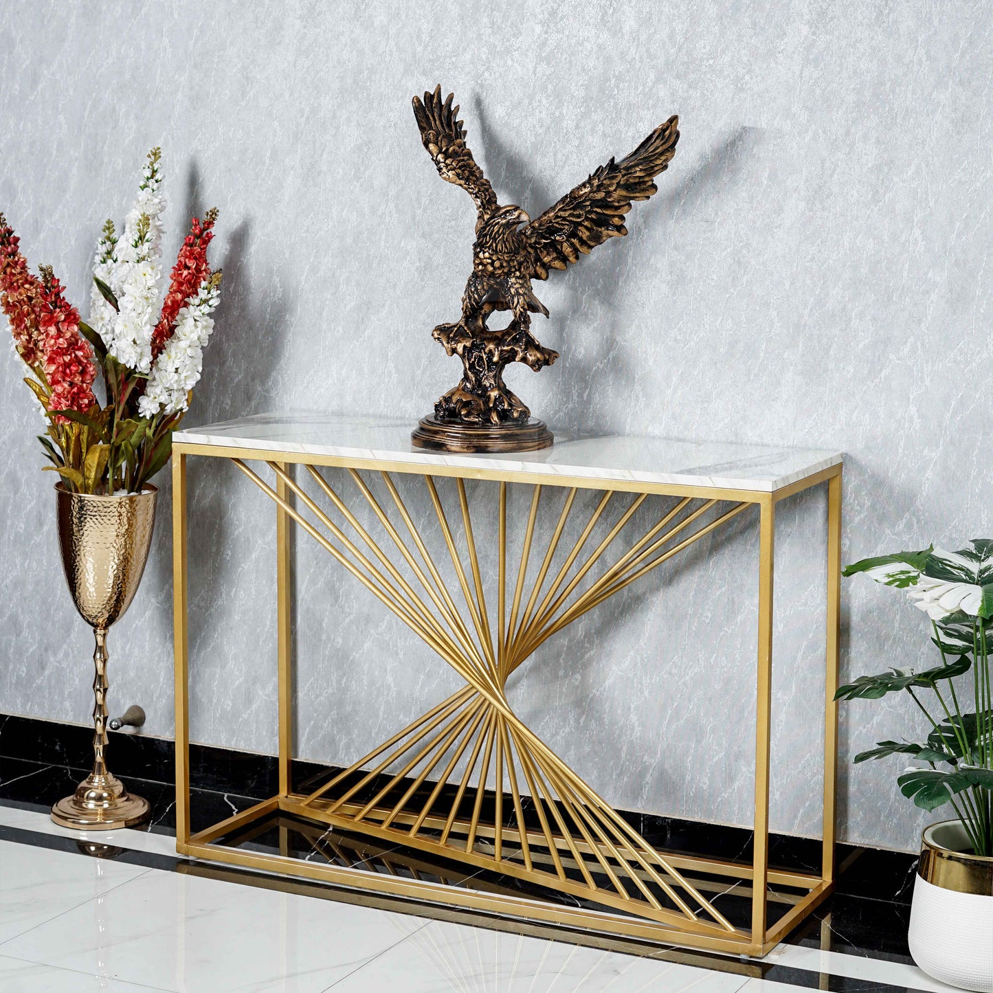Spiral pattern console