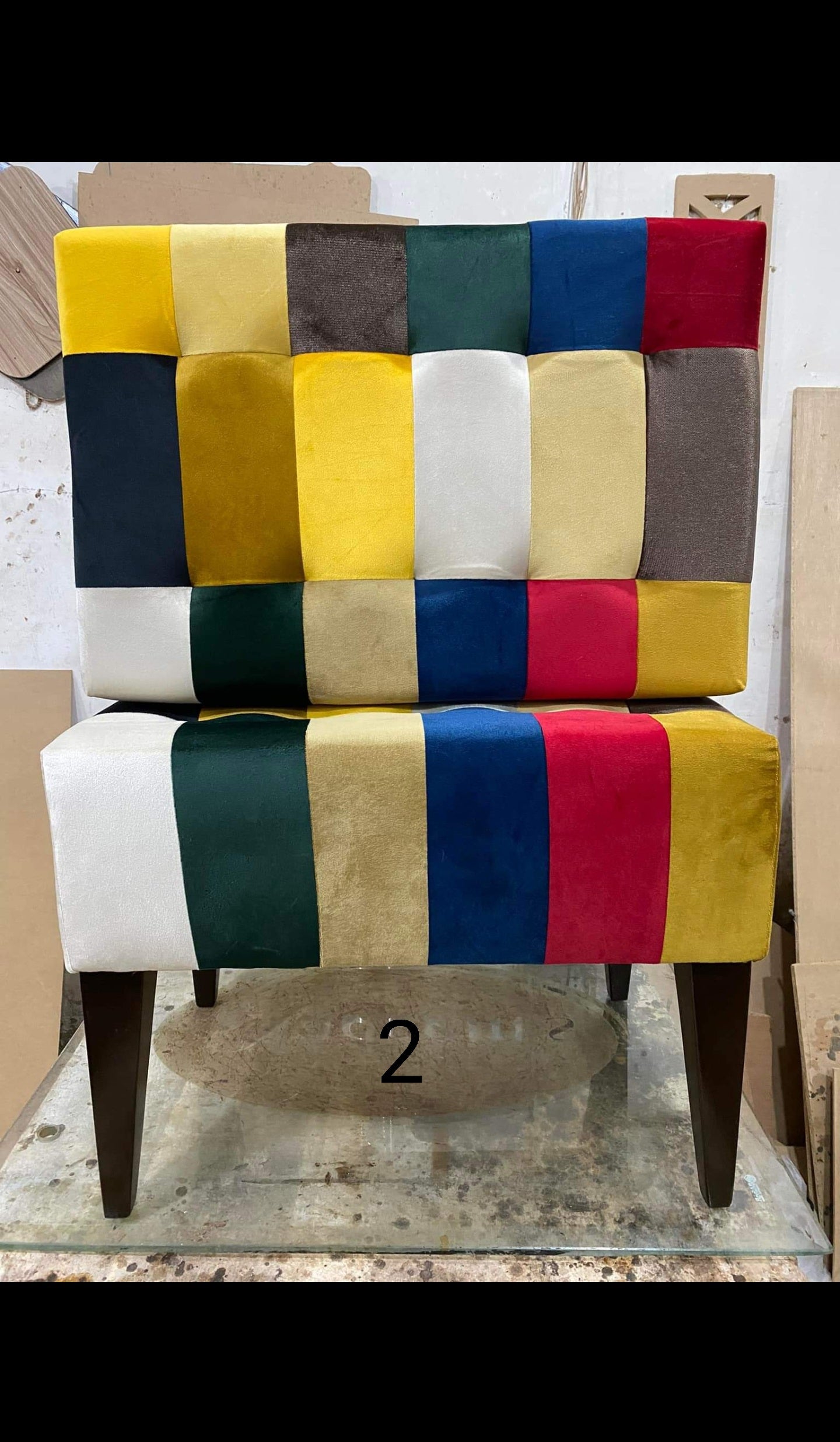 Rectangular patch stools