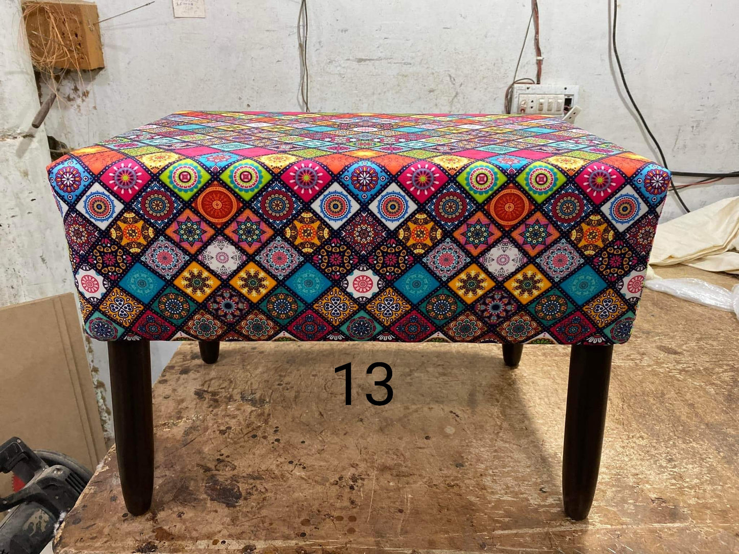 Rectangle ottoman stools