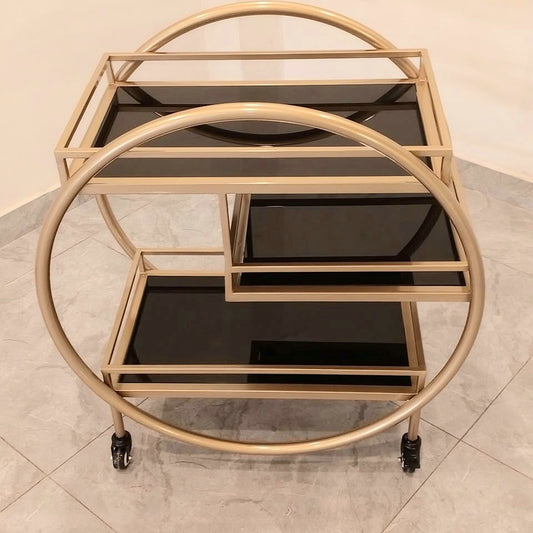 Serving ring trolley