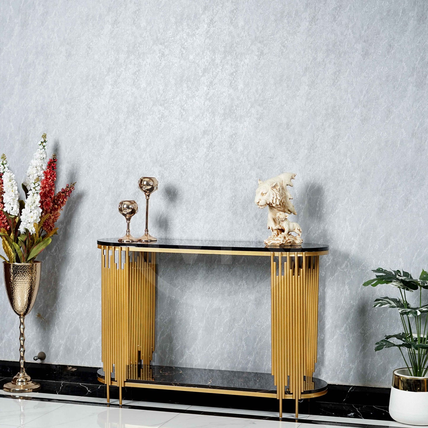 Double layer console