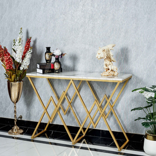 Mountain shaped console table